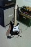 Modifying My Strat - Done and ready to play. This is a great guitar, which I found on ebay for $450. As I have two other Strats, I eventually decided to let this one go to one of my students, where I felt it would get more play time.