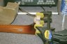 Guild Neck Reset - Shims fitted to the sides of the neck joint. These will be fitted by chiseling the shims until a tight fit is achieved.